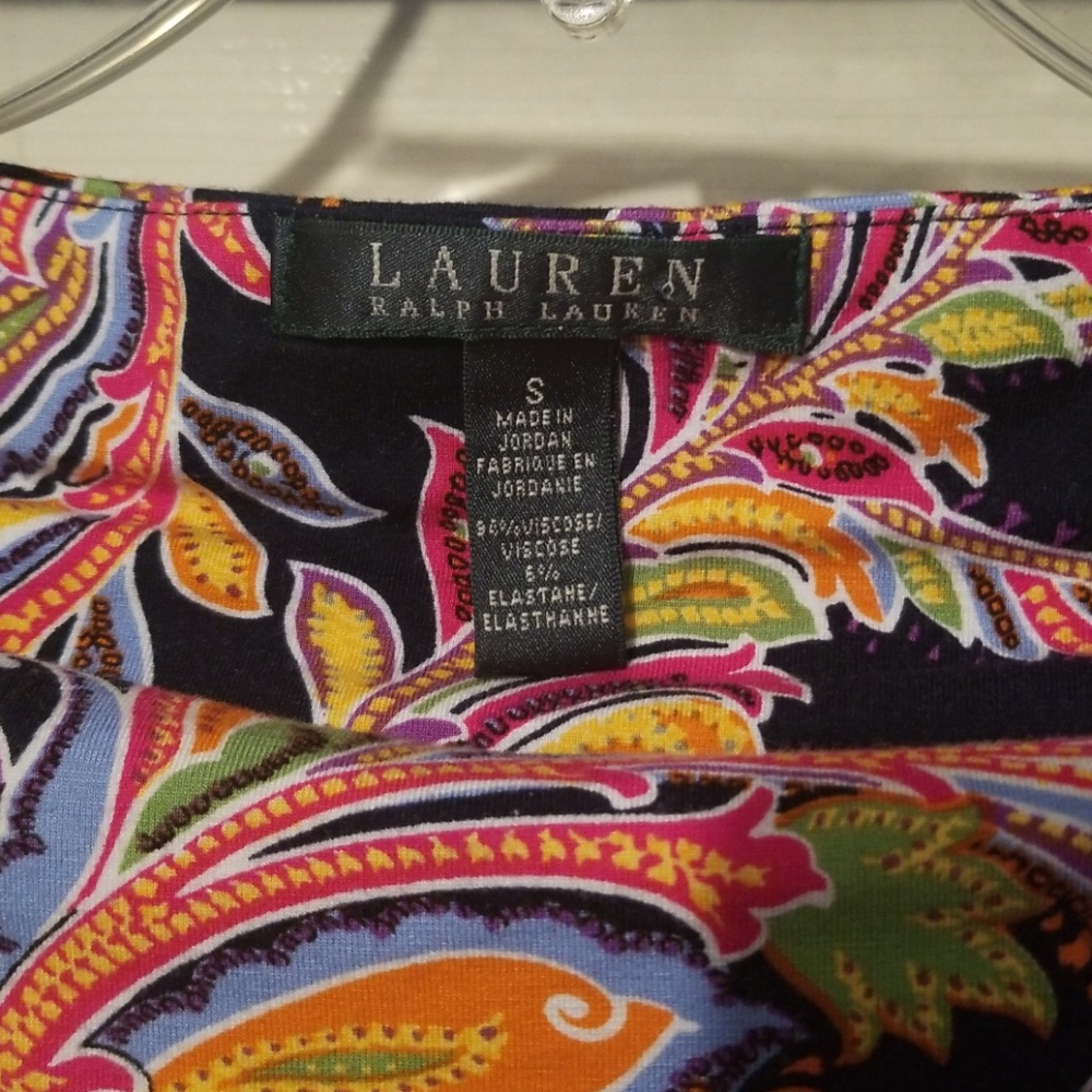 Ralph Lauren multi colored top - Picture 2 of 3